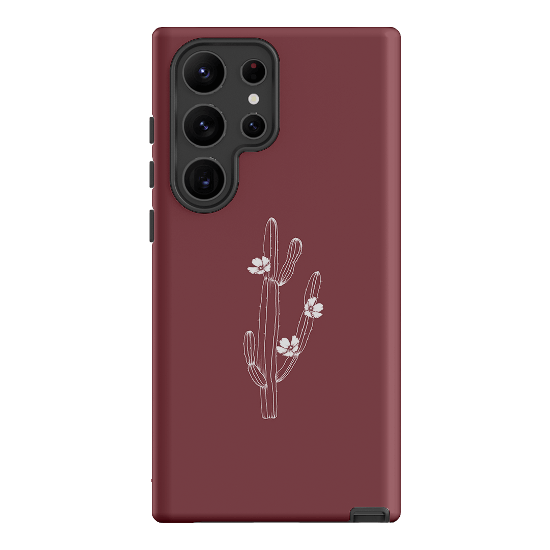Cactus Flower Printed Phone Cases Samsung Galaxy S23 Ultra / Armoured by Typoflora - The Dairy