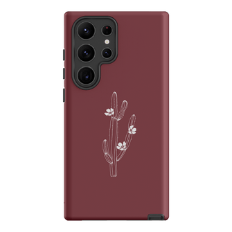 Cactus Flower Printed Phone Cases Samsung Galaxy S23 Ultra / Armoured by Typoflora - The Dairy