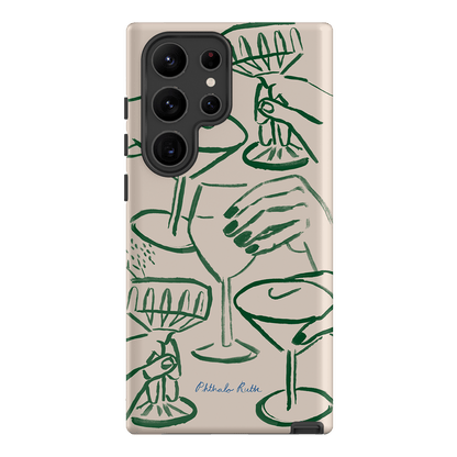Cheers Printed Phone Cases Samsung Galaxy S23 Ultra / Armoured by Phthalo Ruth - The Dairy