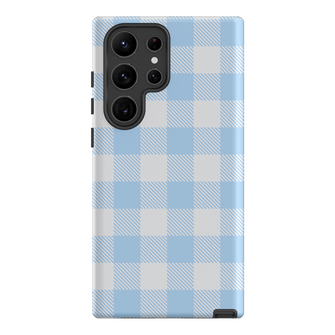 Cloud Plaid Printed Phone Cases Samsung Galaxy S23 Ultra / Armoured by The Dairy - The Dairy
