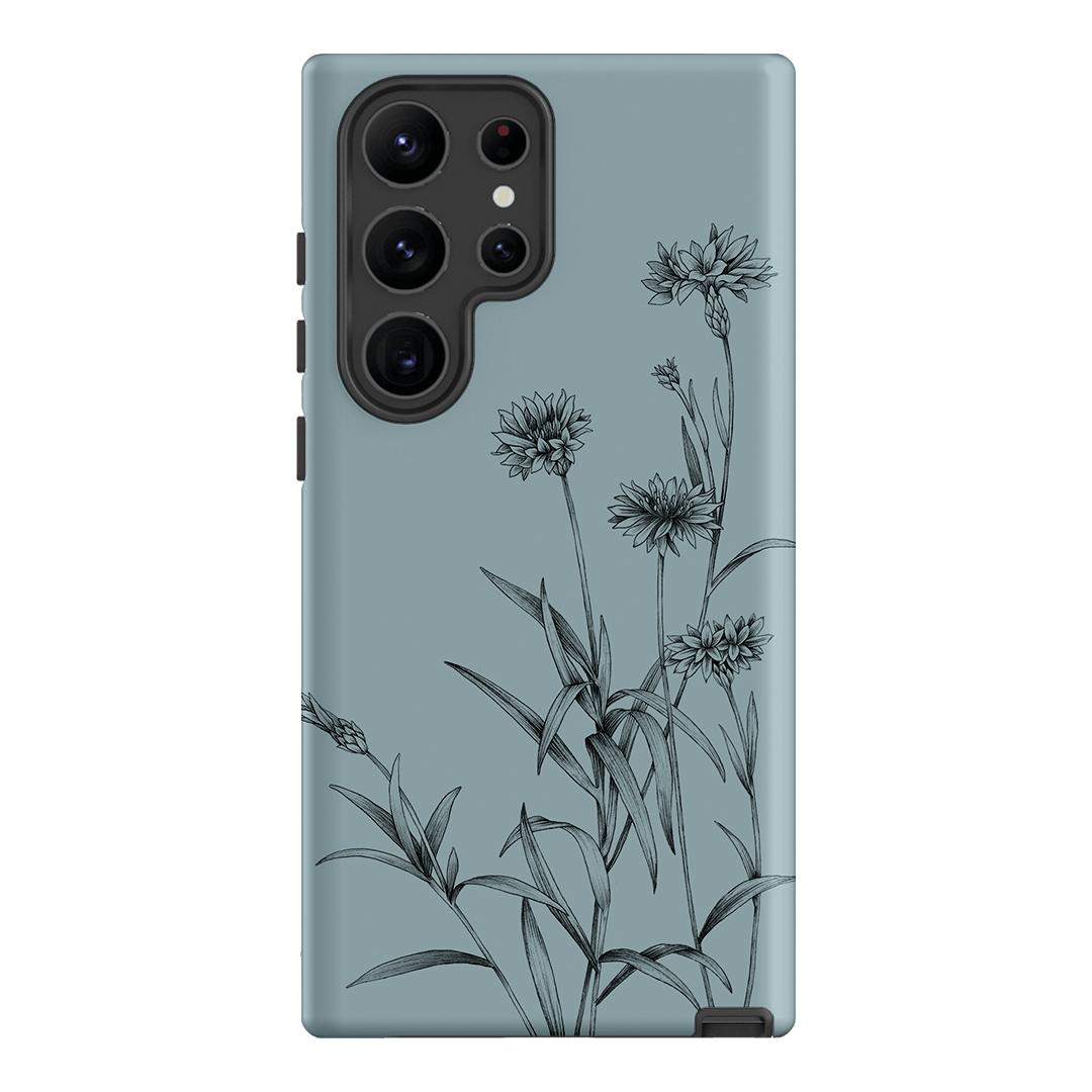 Cornflowers Study Printed Phone Cases Samsung Galaxy S23 Ultra / Armoured by Typoflora - The Dairy