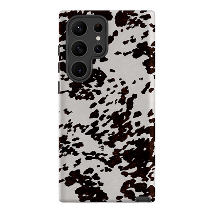 Cowhide Charm Printed Phone Cases Samsung Galaxy S23 Ultra / Armoured by The Dairy - The Dairy