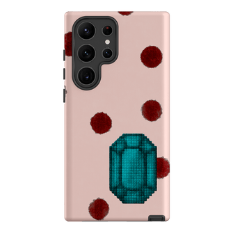 December Turquoise Printed Phone Cases Samsung Galaxy S23 Ultra / Armoured by Joiana - The Dairy