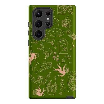 Easty Flash Green Printed Phone Cases Samsung Galaxy S23 Ultra / Armoured by Easty Beasty - The Dairy