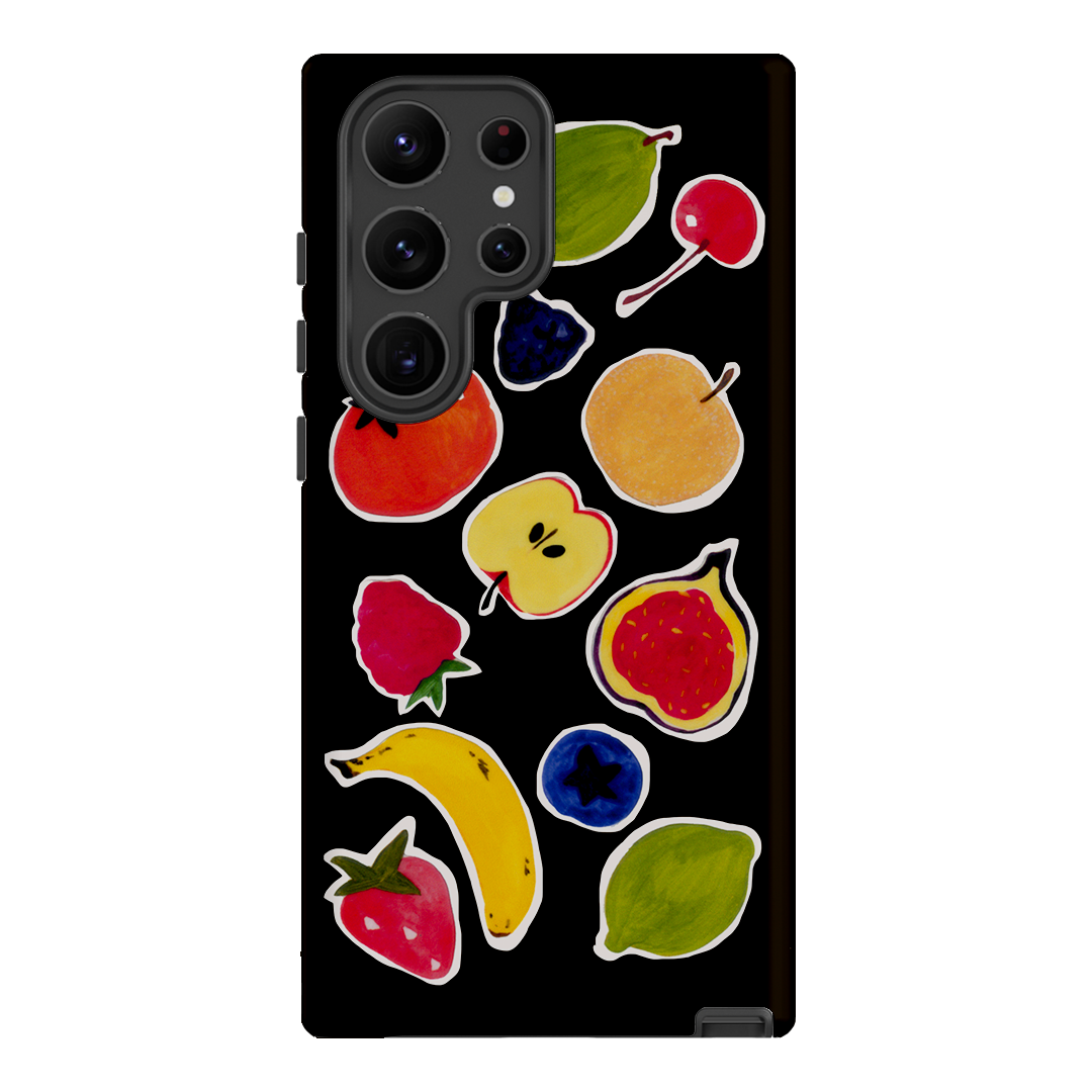 Fruit Stickers Printed Phone Cases Samsung Galaxy S23 Ultra / Armoured by Studio Bon - The Dairy