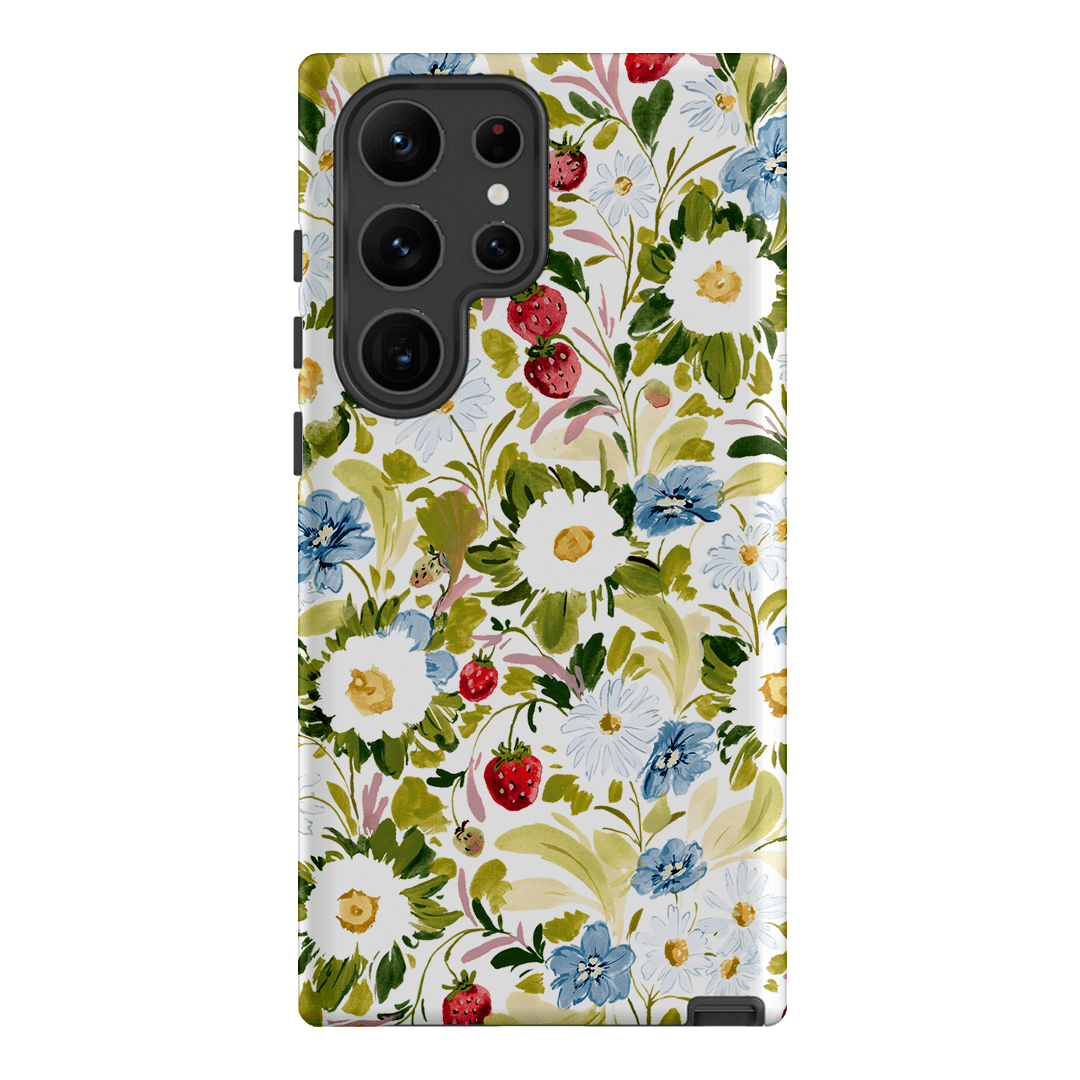 Garden Strawberries Printed Phone Cases Samsung Galaxy S23 Ultra / Armoured by Ellie Mae - The Dairy