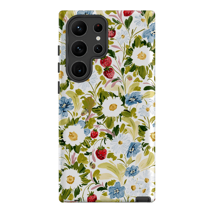 Garden Strawberries Printed Phone Cases Samsung Galaxy S23 Ultra / Armoured by Ellie Mae - The Dairy