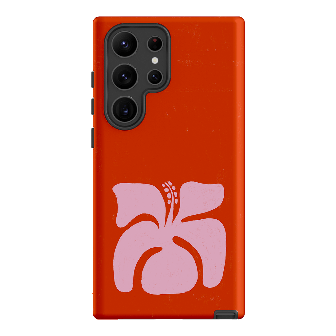 Hibiscus Crush Printed Phone Cases Samsung Galaxy S23 Ultra / Armoured by Marie Faurrite - The Dairy