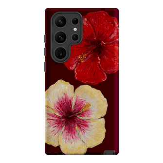 Hibiscus Flower Printed Phone Cases Samsung Galaxy S23 Ultra / Armoured by BG. Studio - The Dairy