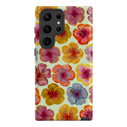 Hibiscus Holiday Sorbet Printed Phone Cases Samsung Galaxy S23 Ultra / Armoured by BG. Studio - The Dairy