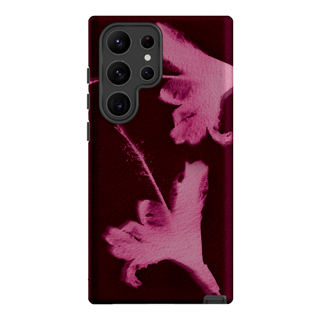 Hibiscus Glow Printed Phone Cases Samsung Galaxy S23 Ultra / Armoured by Sally Hungerford - The Dairy