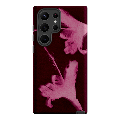 Hibiscus Glow Printed Phone Cases Samsung Galaxy S23 Ultra / Armoured by Sally Hungerford - The Dairy