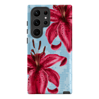Lillies Printed Phone Cases Samsung Galaxy S23 Ultra / Armoured by Sally Hungerford - The Dairy