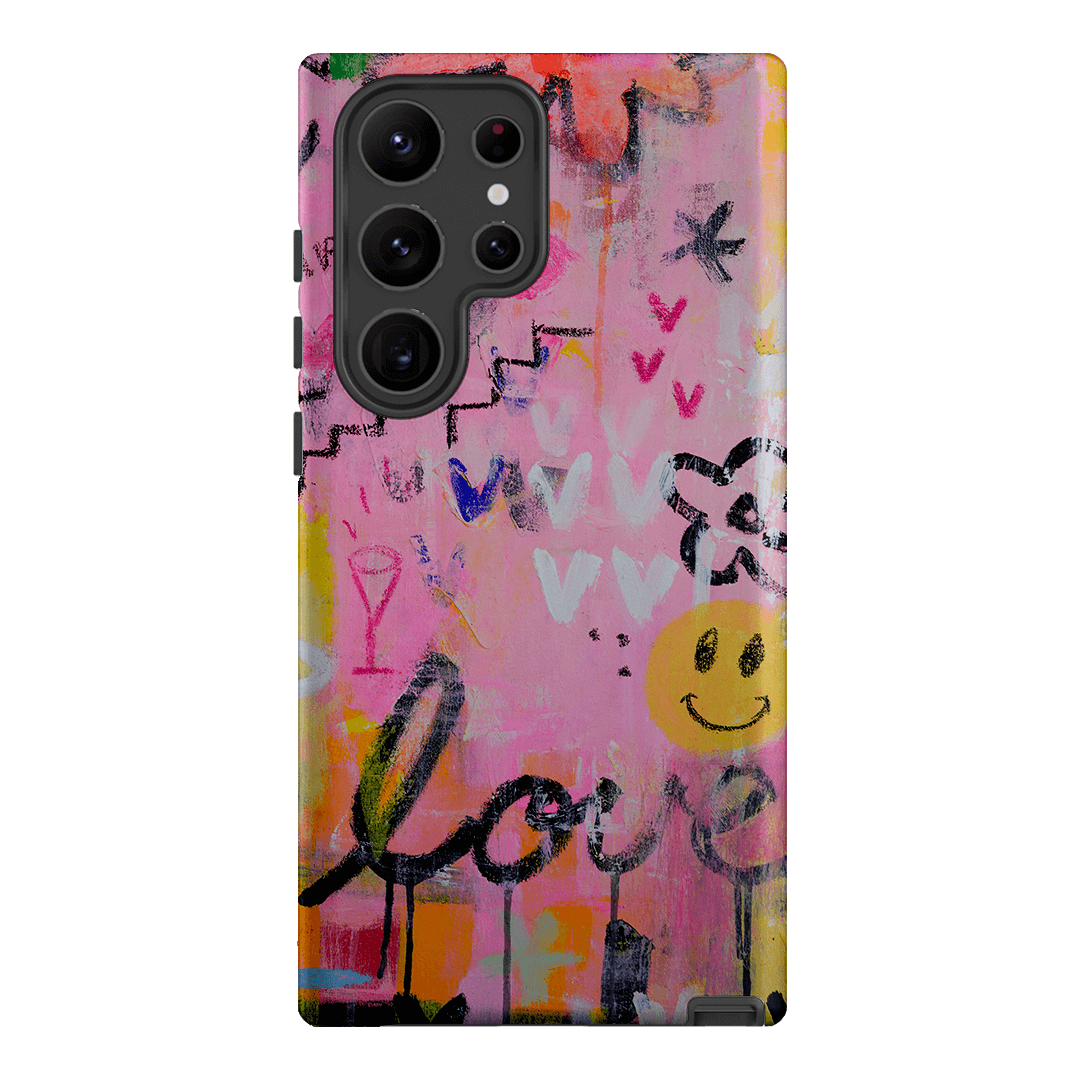Love Smiles Printed Phone Cases Samsung Galaxy S23 Ultra / Armoured by Jackie Green - The Dairy
