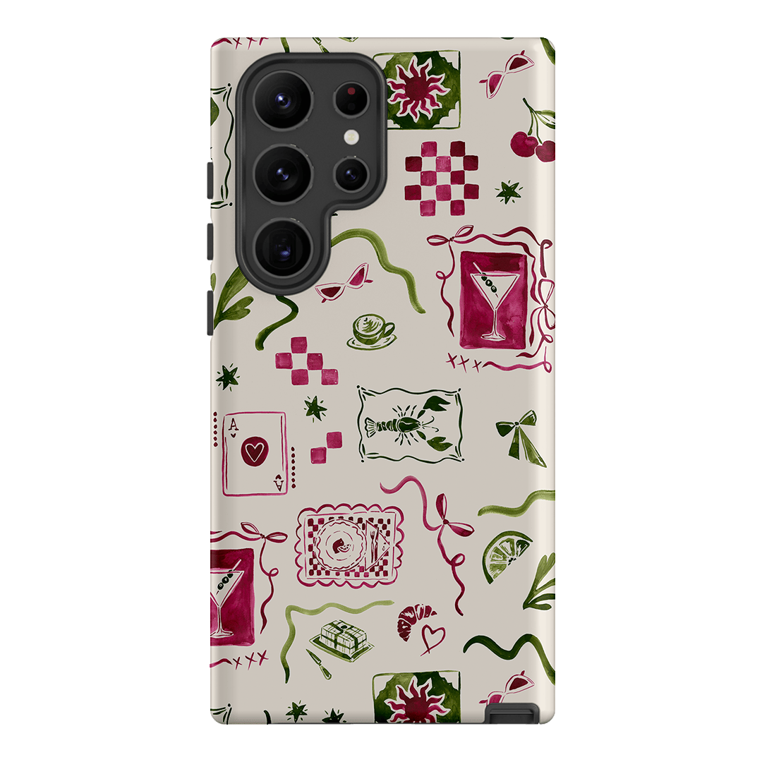 Martini Gal Printed Phone Cases Samsung Galaxy S23 Ultra / Armoured by Charlie Taylor - The Dairy