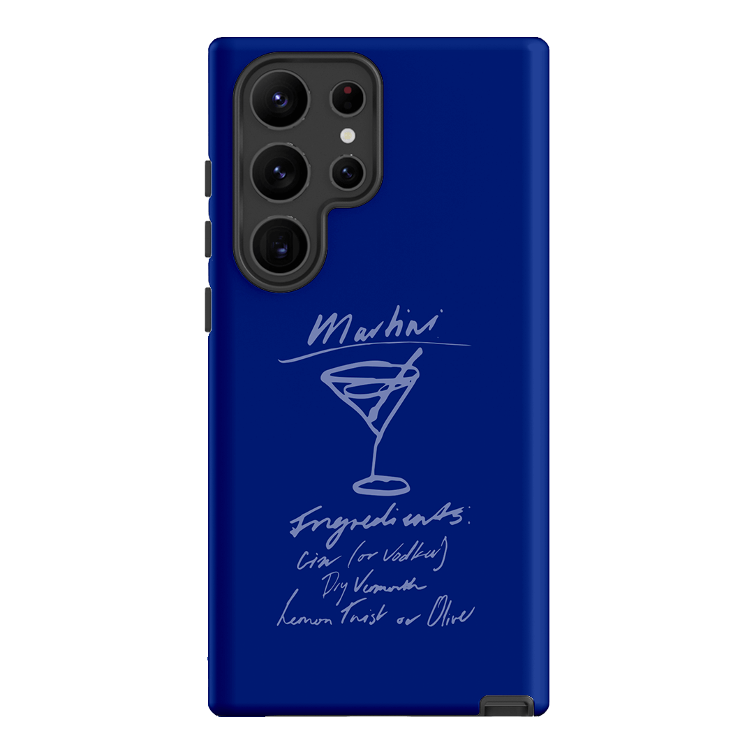 Martini Mood Blue Printed Phone Cases Samsung Galaxy S23 Ultra / Armoured by The Dairy - The Dairy