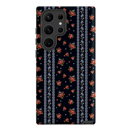 Midnight Stripe Printed Phone Cases Samsung Galaxy S23 Ultra / Armoured by Kasiags Art - The Dairy