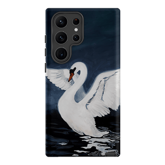 Midnight Swan Printed Phone Cases Samsung Galaxy S23 Ultra / Armoured by Lisa Hu - The Dairy