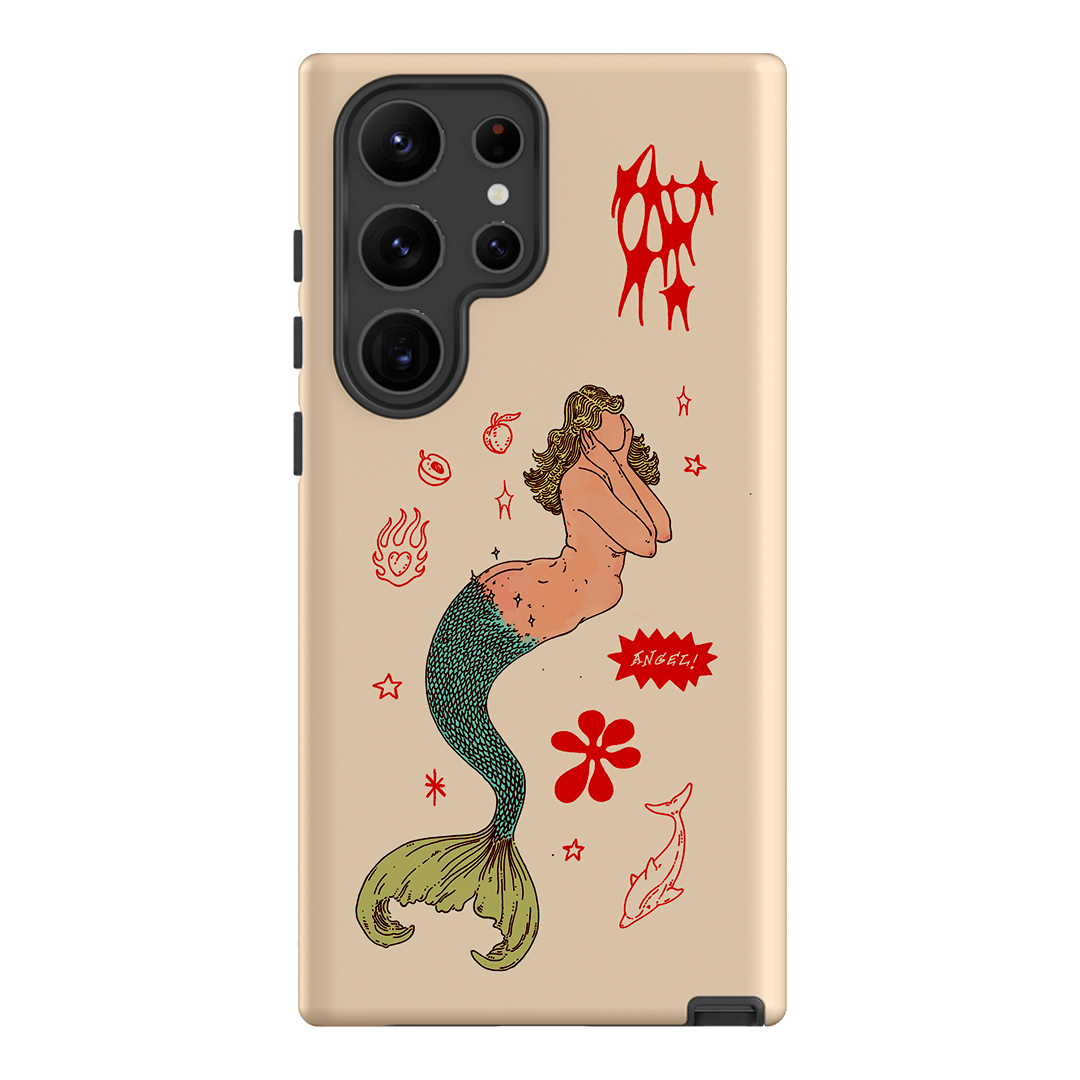 Mimi Cream Printed Phone Cases Samsung Galaxy S23 Ultra / Armoured by Easty Beasty - The Dairy