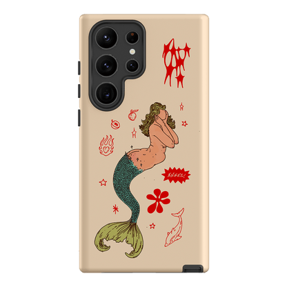 Mimi Cream Printed Phone Cases Samsung Galaxy S23 Ultra / Armoured by Easty Beasty - The Dairy