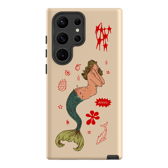 Mimi Cream Printed Phone Cases Samsung Galaxy S23 Ultra / Armoured by Easty Beasty - The Dairy