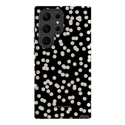 Mini Confetti Noir Printed Phone Cases Samsung Galaxy S23 Ultra / Armoured by Veronica Tucker - The Dairy