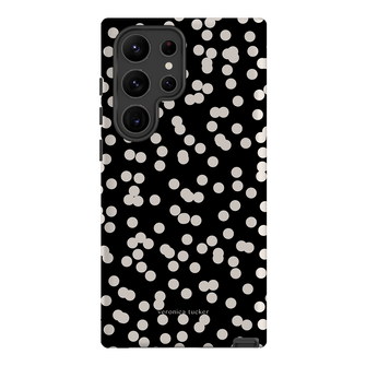 Mini Confetti Noir Printed Phone Cases Samsung Galaxy S23 Ultra / Armoured by Veronica Tucker - The Dairy