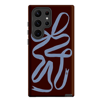 Mocha Ribbon Printed Phone Cases Samsung Galaxy S23 Ultra / Armoured by Jasmine Dowling - The Dairy