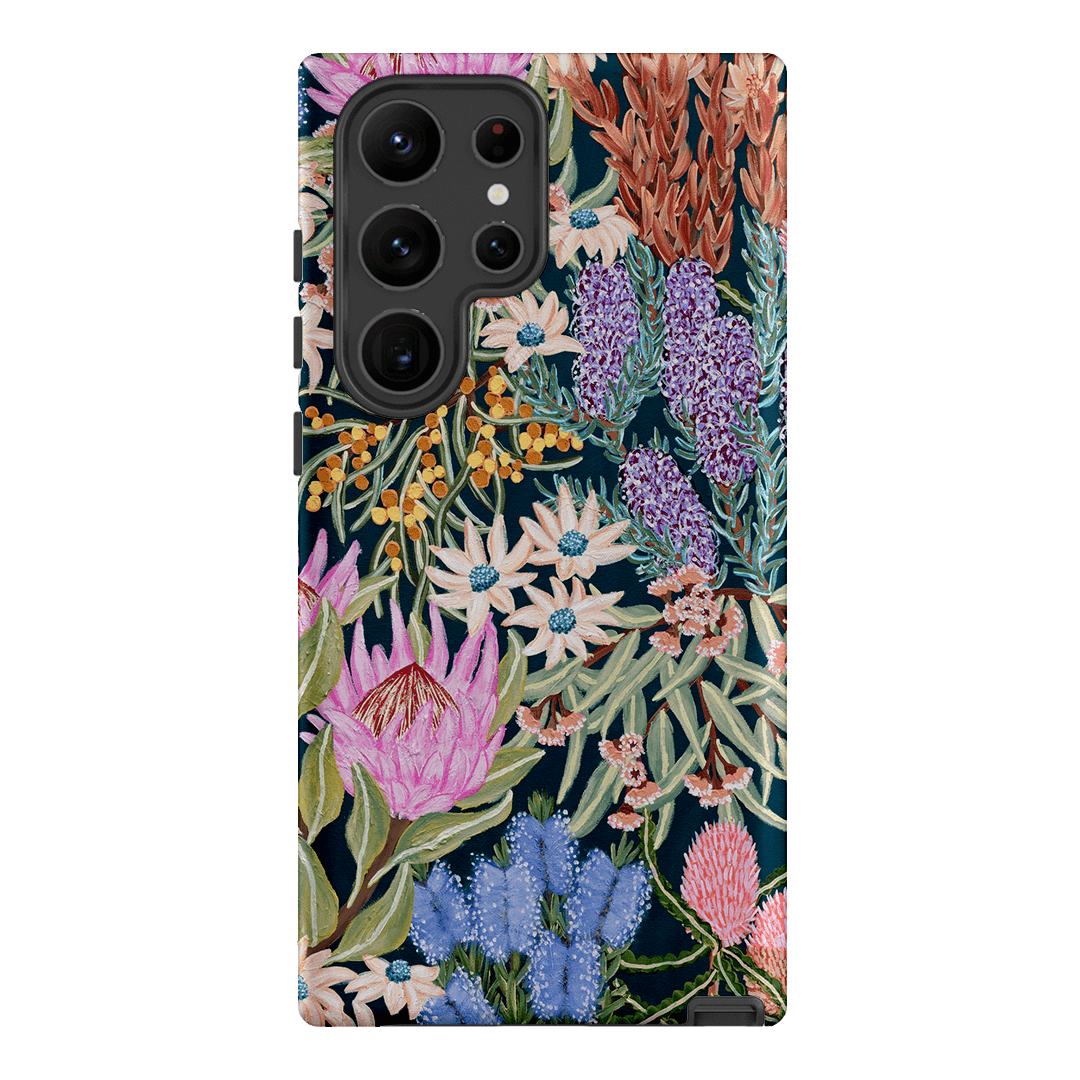 Moonlit Floral Printed Phone Cases Samsung Galaxy S23 Ultra / Armoured by Amy Gibbs - The Dairy