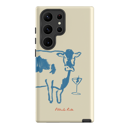 Mootini Blue Printed Phone Cases Samsung Galaxy S23 Ultra / Armoured by Phthalo Ruth - The Dairy