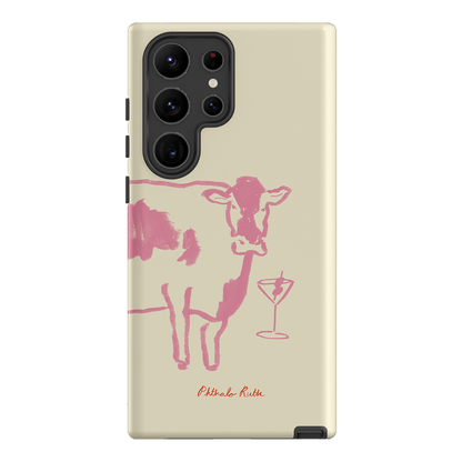 Mootini Pink Printed Phone Cases Samsung Galaxy S23 Ultra / Armoured by Phthalo Ruth - The Dairy
