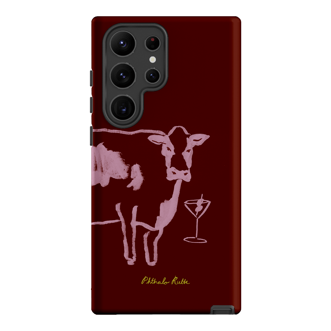 Mootini Berry Printed Phone Cases Samsung Galaxy S23 Ultra / Armoured by Phthalo Ruth - The Dairy