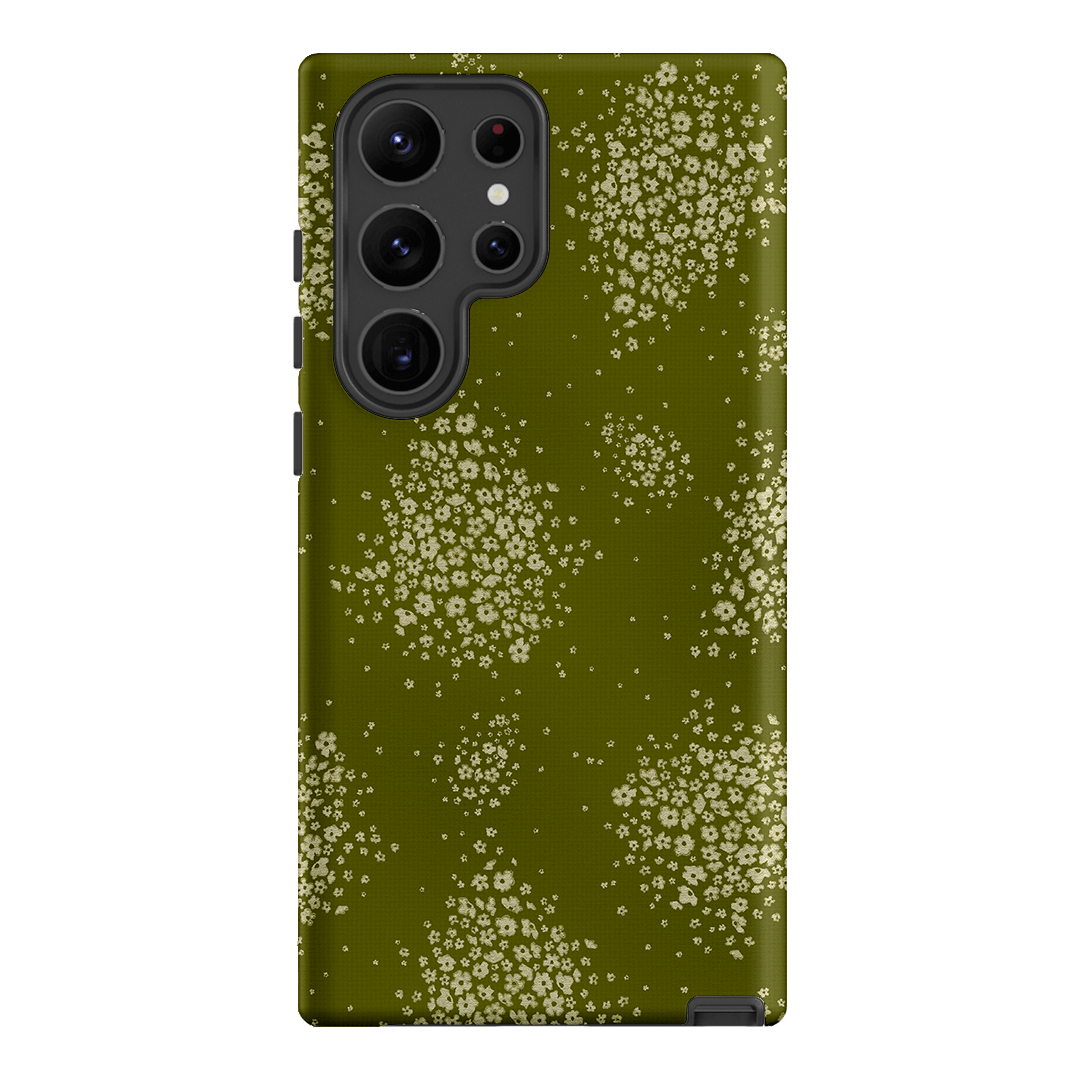 Olive Bloom Printed Phone Cases Samsung Galaxy S23 Ultra / Armoured by Veronica Tucker - The Dairy