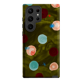 Olive Spot Printed Phone Cases Samsung Galaxy S23 Ultra / Armoured by Charlie Taylor - The Dairy