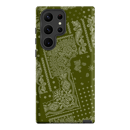 Paisley Fern Printed Phone Cases Samsung Galaxy S23 Ultra / Armoured by The Dairy - The Dairy