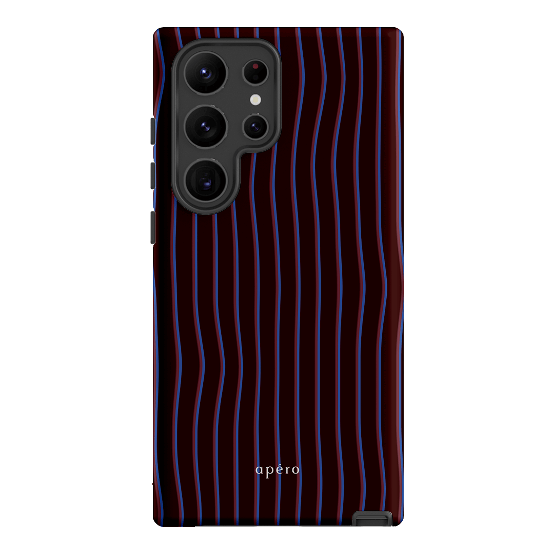 Panama Burgundy Printed Phone Cases Samsung Galaxy S23 Ultra / Armoured by Apero - The Dairy