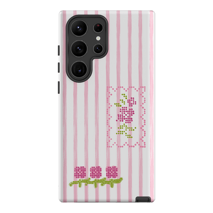 Patchwork Pink Printed Phone Cases Samsung Galaxy S23 Ultra / Armoured by Kayla Carr - The Dairy