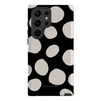 Pebbles Noir Printed Phone Cases Samsung Galaxy S23 Ultra / Armoured by Veronica Tucker - The Dairy