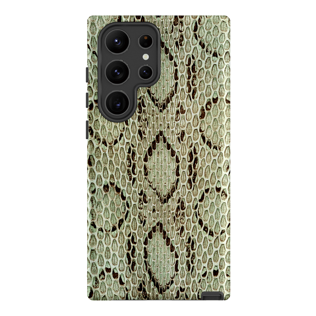 Pistachio Python Printed Phone Cases Samsung Galaxy S23 Ultra / Armoured by The Dairy - The Dairy