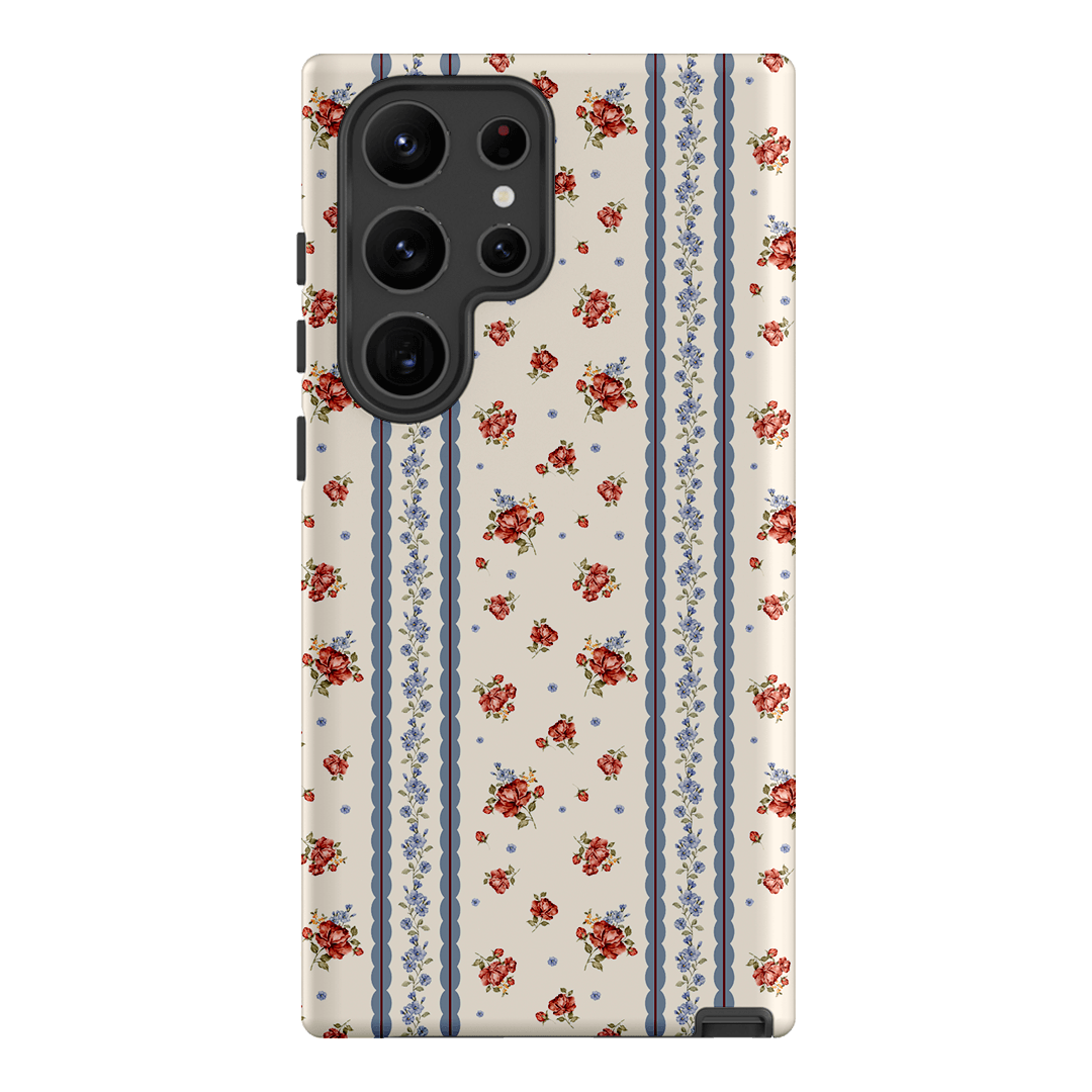 Rose Stripe Printed Phone Cases Samsung Galaxy S23 Ultra / Armoured by Kasiags Art - The Dairy