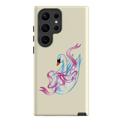 Satin Swan Printed Phone Cases Samsung Galaxy S23 Ultra / Armoured by Femke Studio - The Dairy