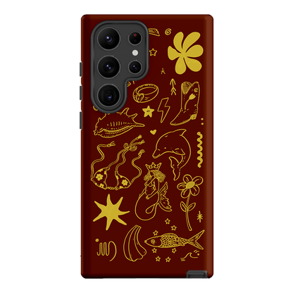 Spiced Cowboy Chocolate Printed Phone Cases Samsung Galaxy S23 Ultra / Armoured by Easty Beasty - The Dairy