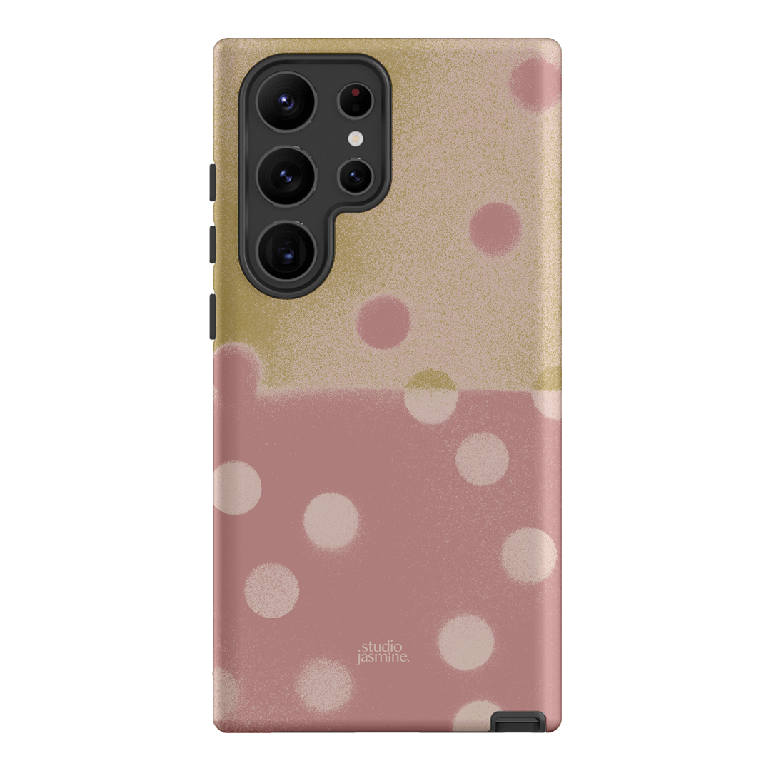 Strawberry Polka Dot Printed Phone Cases Samsung Galaxy S23 Ultra / Armoured by Jasmine Dowling - The Dairy