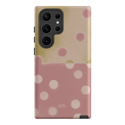 Strawberry Polka Dot Printed Phone Cases Samsung Galaxy S23 Ultra / Armoured by Jasmine Dowling - The Dairy