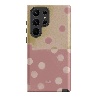 Strawberry Polka Dot Printed Phone Cases Samsung Galaxy S23 Ultra / Armoured by Jasmine Dowling - The Dairy