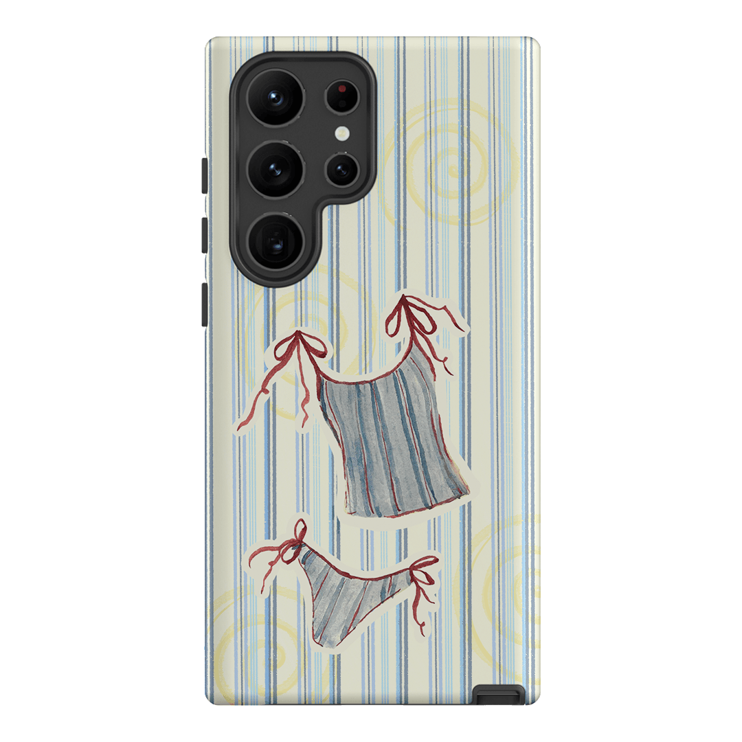 Stripe Tankini Printed Phone Cases Samsung Galaxy S23 Ultra / Armoured by Kayla Carr - The Dairy