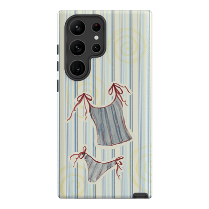 Stripe Tankini Printed Phone Cases Samsung Galaxy S23 Ultra / Armoured by Kayla Carr - The Dairy