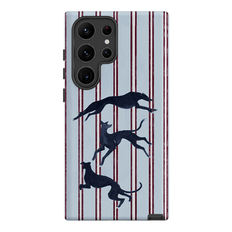Stripey Hounds Printed Phone Cases Samsung Galaxy S23 Ultra / Armoured by Lisa Hu - The Dairy