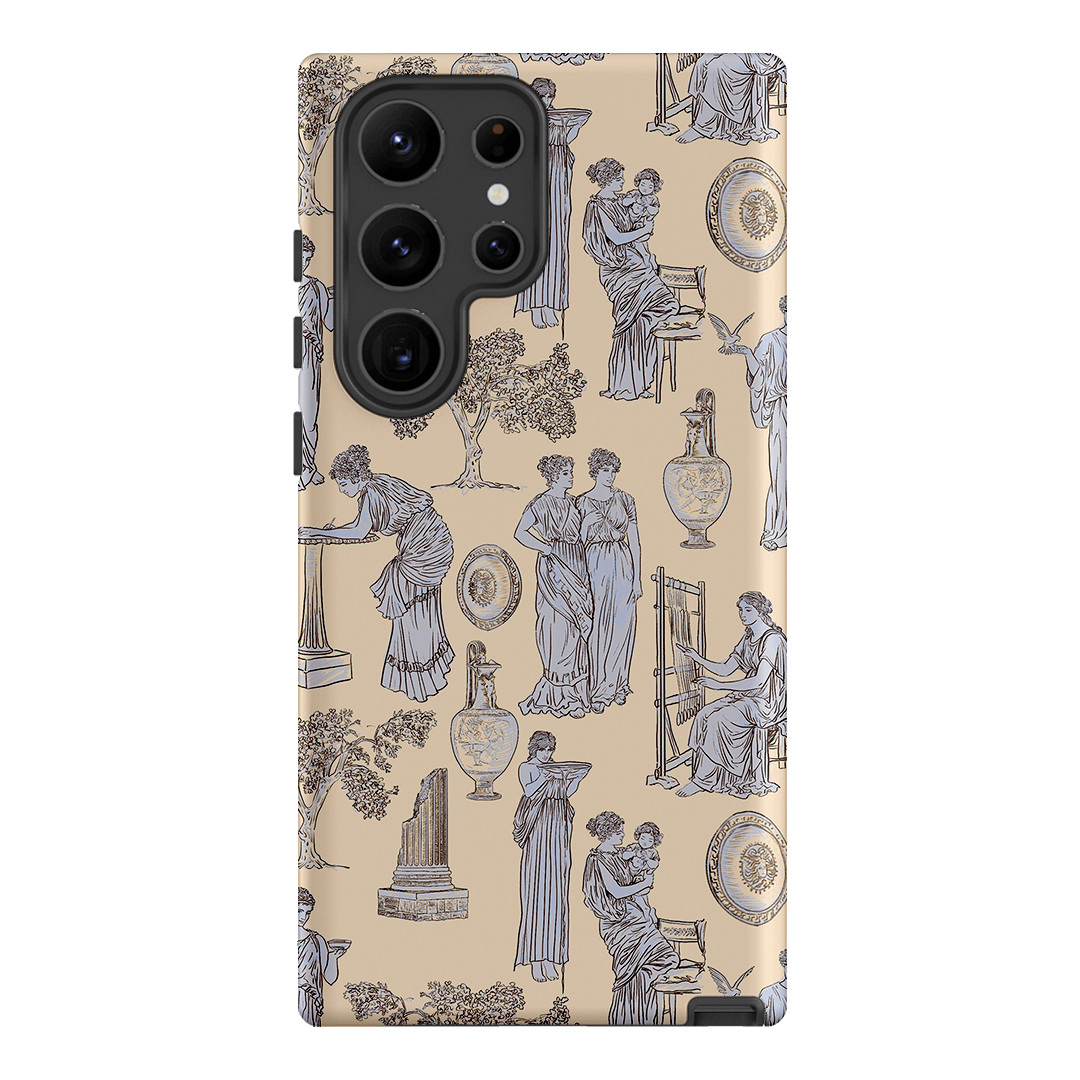 Symposium Alabaster Printed Phone Cases Samsung Galaxy S23 Ultra / Armoured by Veronica Tucker - The Dairy