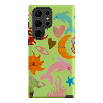 Tattoos Green Printed Phone Cases Samsung Galaxy S23 Ultra / Armoured by Kate Eliza - The Dairy
